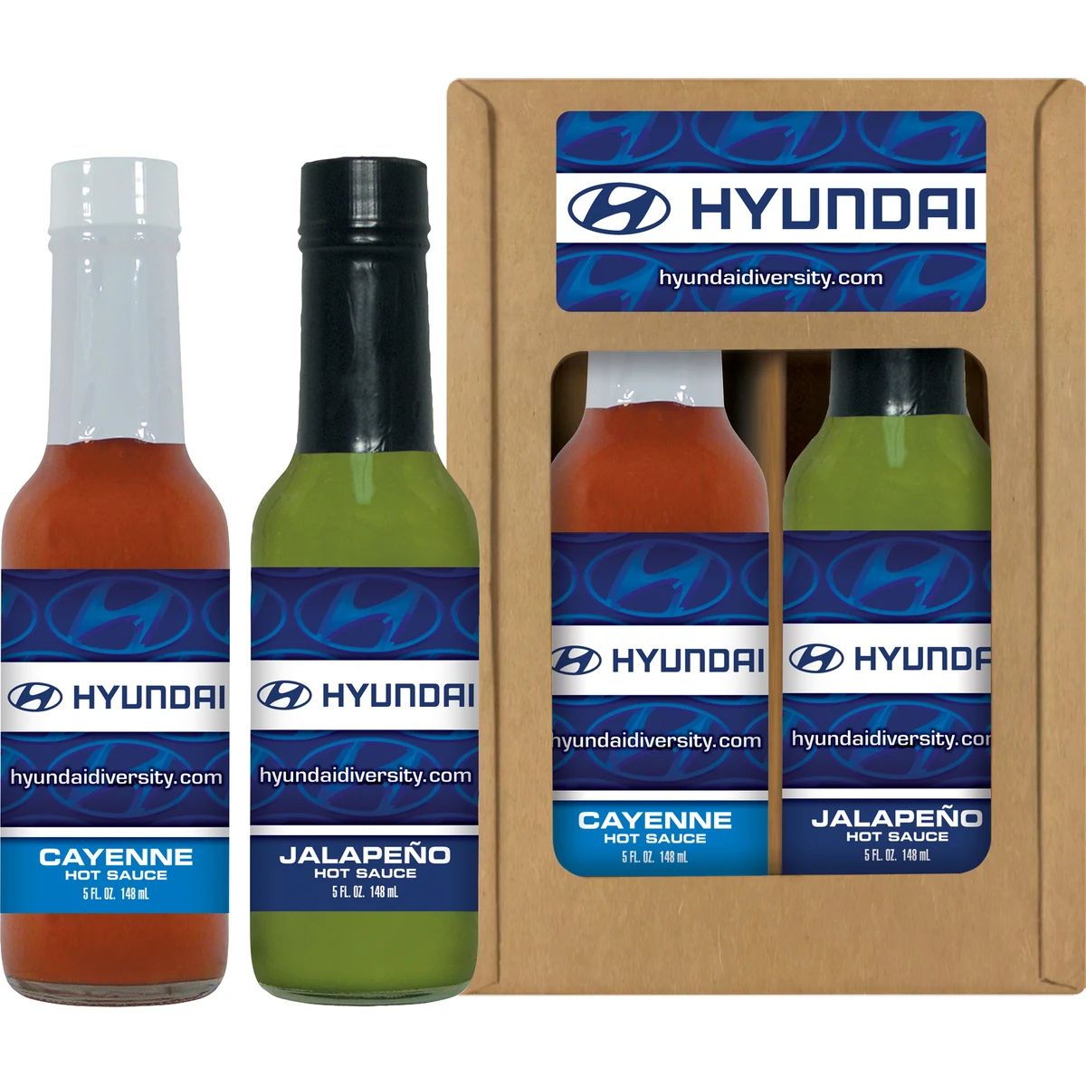 Two Pepper Hot Sauce Pack (2x5oz) 1