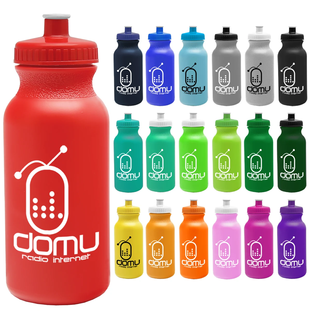 The Omni - 20 oz. Bike Bottle Colors 1