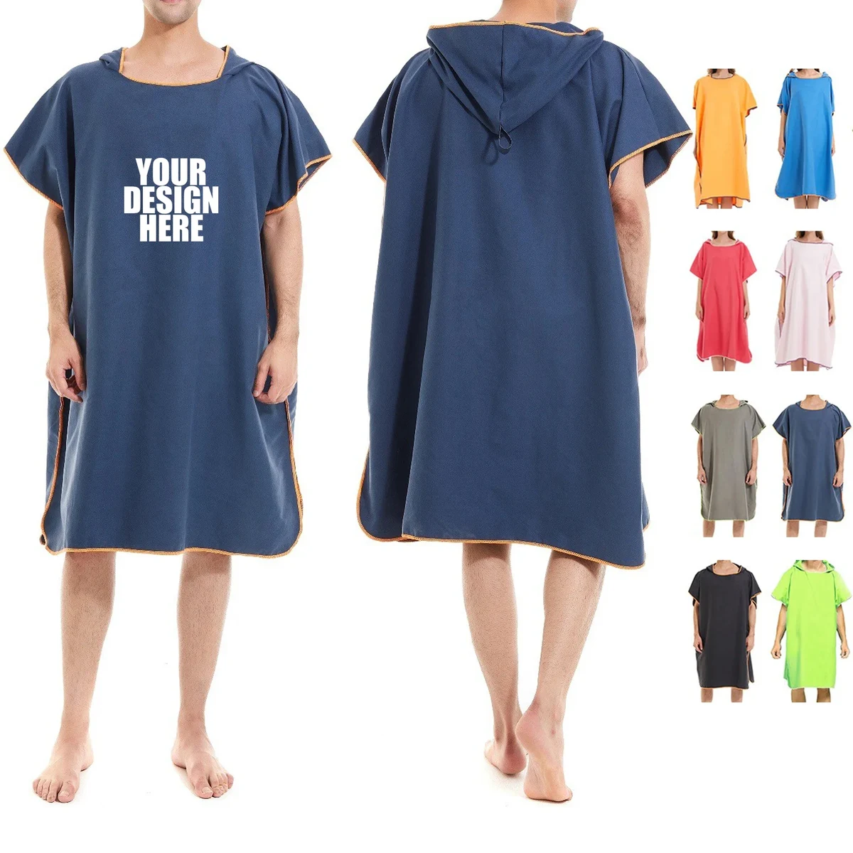 Microfiber Beach Towel Poncho 1