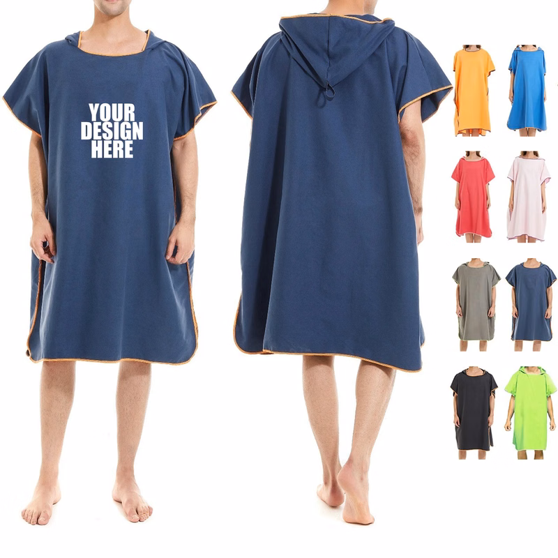 Microfiber Beach Towel Poncho