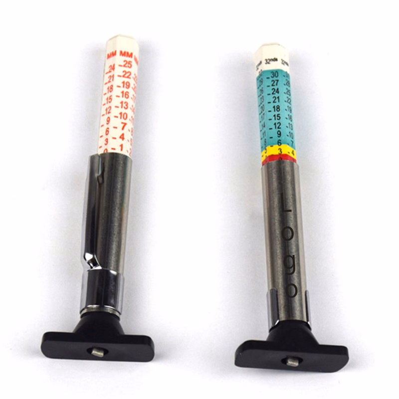 Color-Coded Tread Depth Gauge