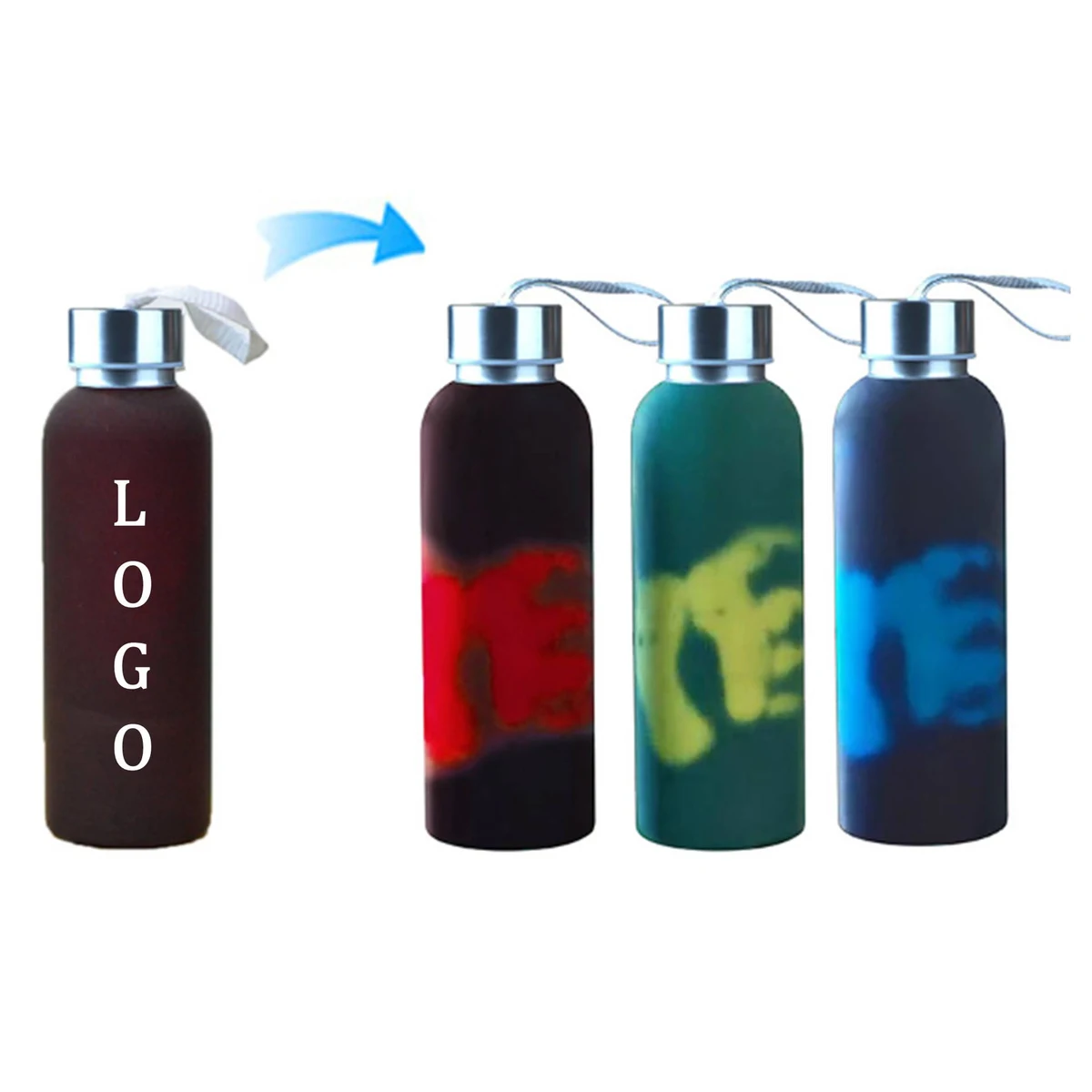 18oz. Heat Sensitive Color Changing Insulated Tumbler 1