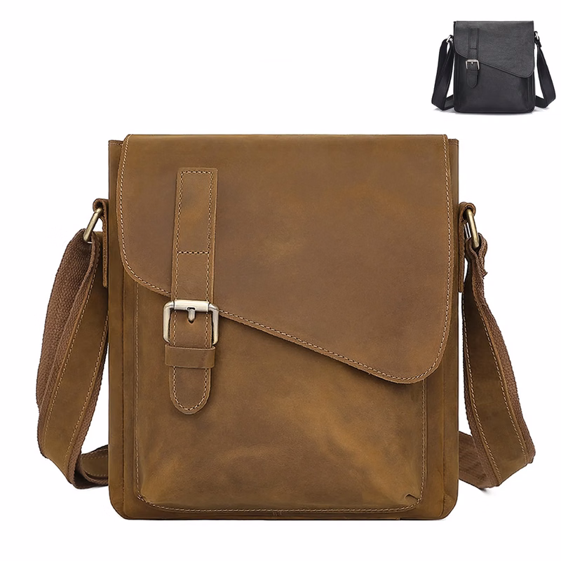 Leather Shoulder Crossbody Bags Anti-Theft Waterproof