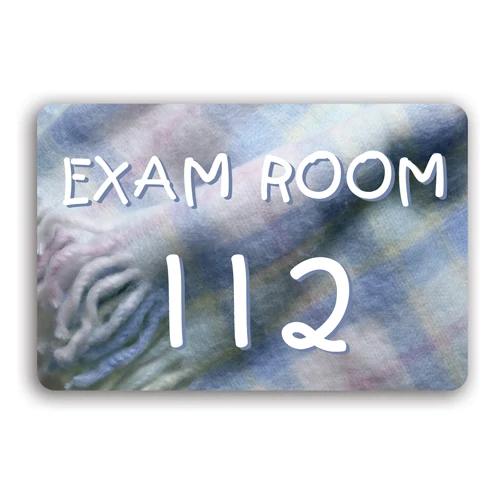 Rectangular Nameplate w/Rounded Corners (4"x6") Rectangle 1