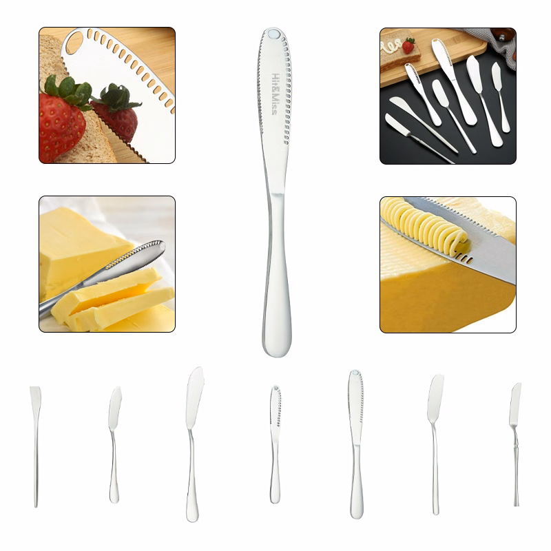 Stainless Steel Butter Spreader, Knife - 3 in 1