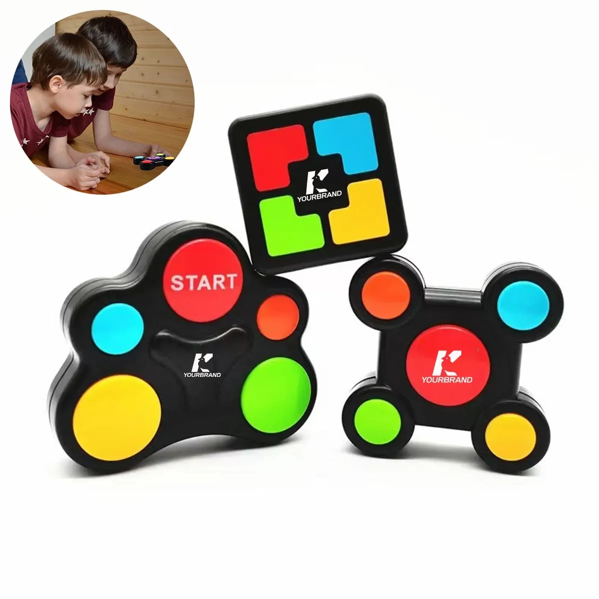 Portable Handheld Light-Up Sounds Memory Training Game 1