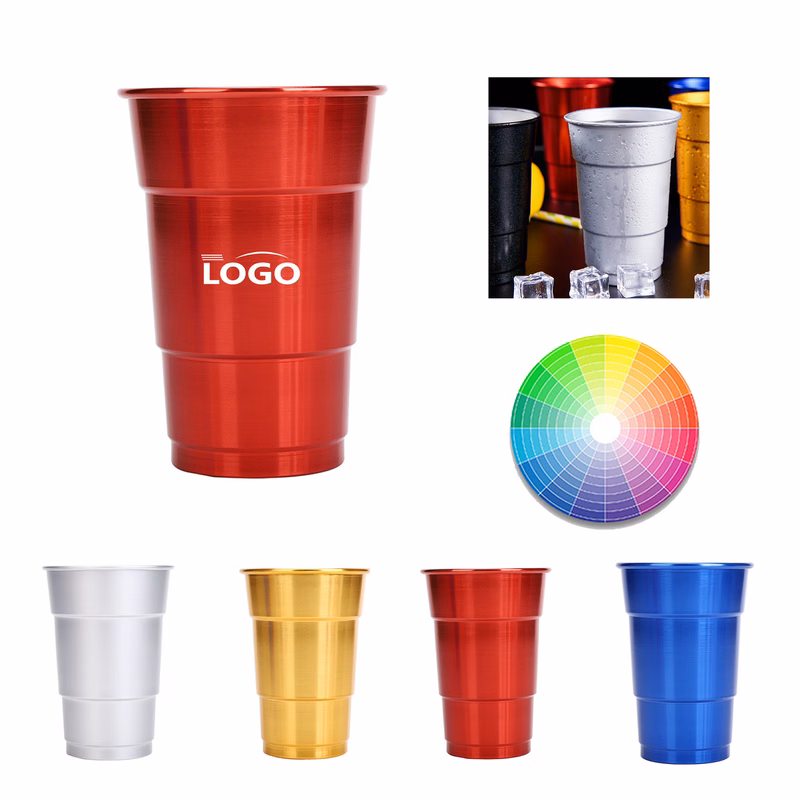 16oz Food Grade Aluminum Camping Cup