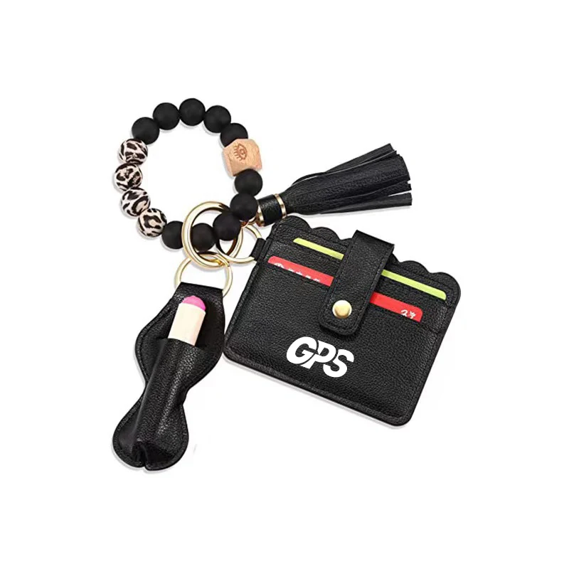 Wristlet Keychain Bracelet Wallet 1