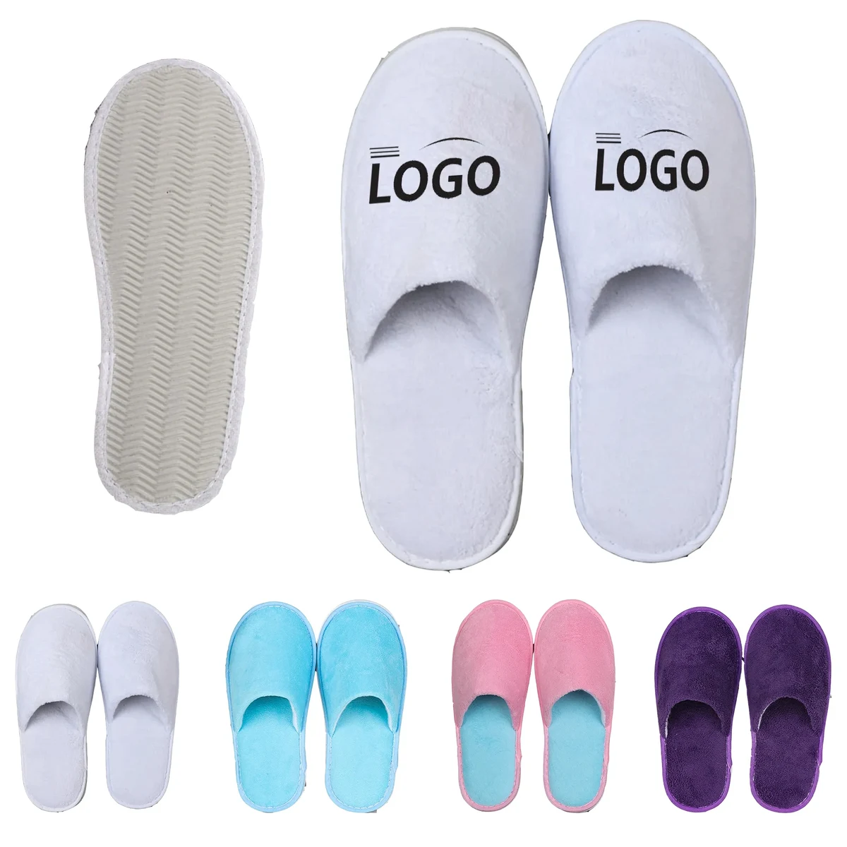 Disposable Closed Toe Slippers 1