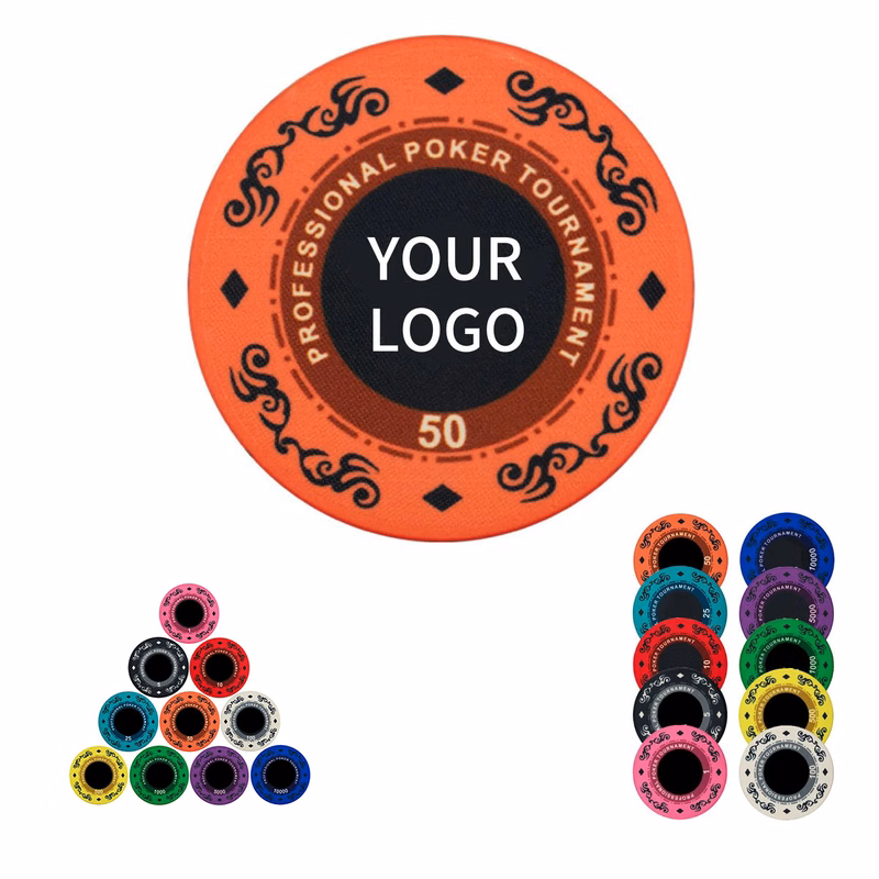 Ceramic Game Chips with Smooth Surface