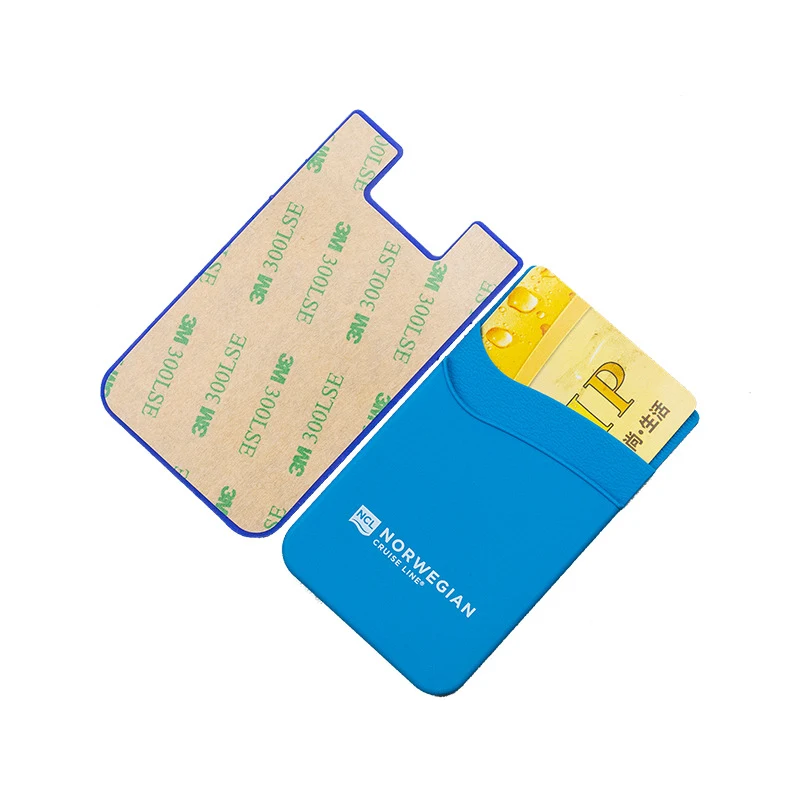 Double Pocket Silicone Phone Wallet 1