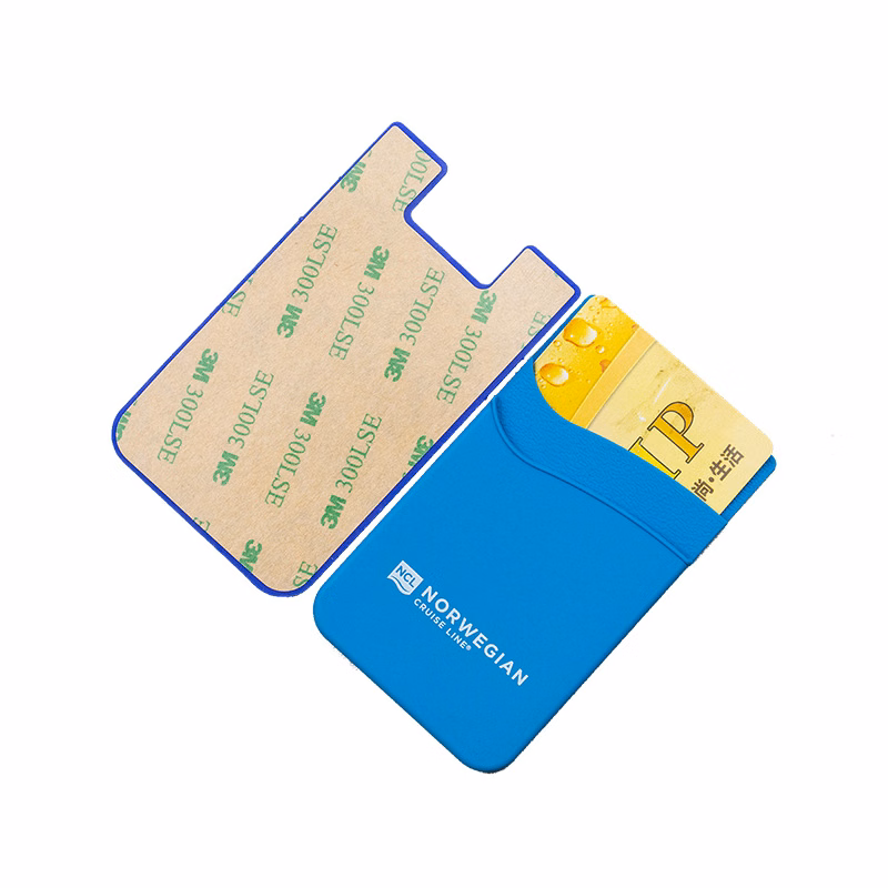 Double Pocket Silicone Phone Wallet
