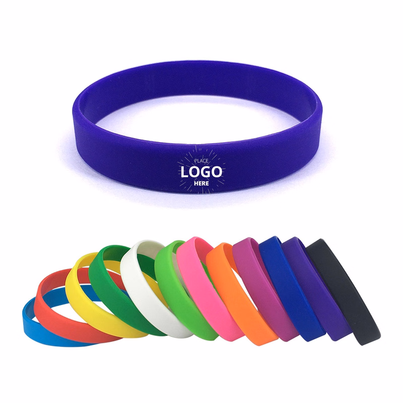 Debossed Silicone Wristband Bracelet