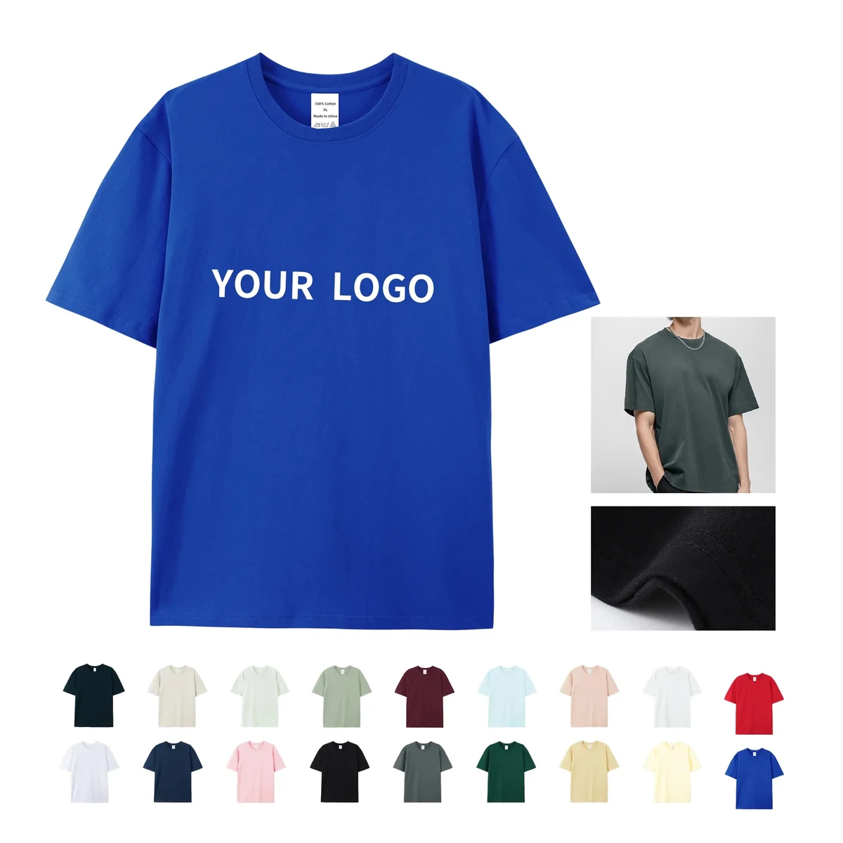 Unisex 100% Cotton Short-Sleeve Tee 1