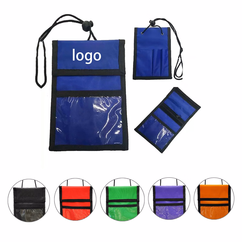 Neck Zipper ID Bag