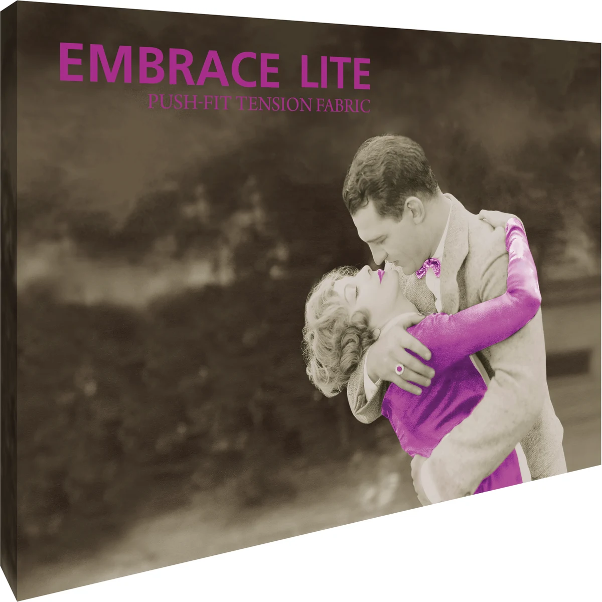 Embrace Lite 7.5ft. Full Height Display with Full Fitted Graphic 1