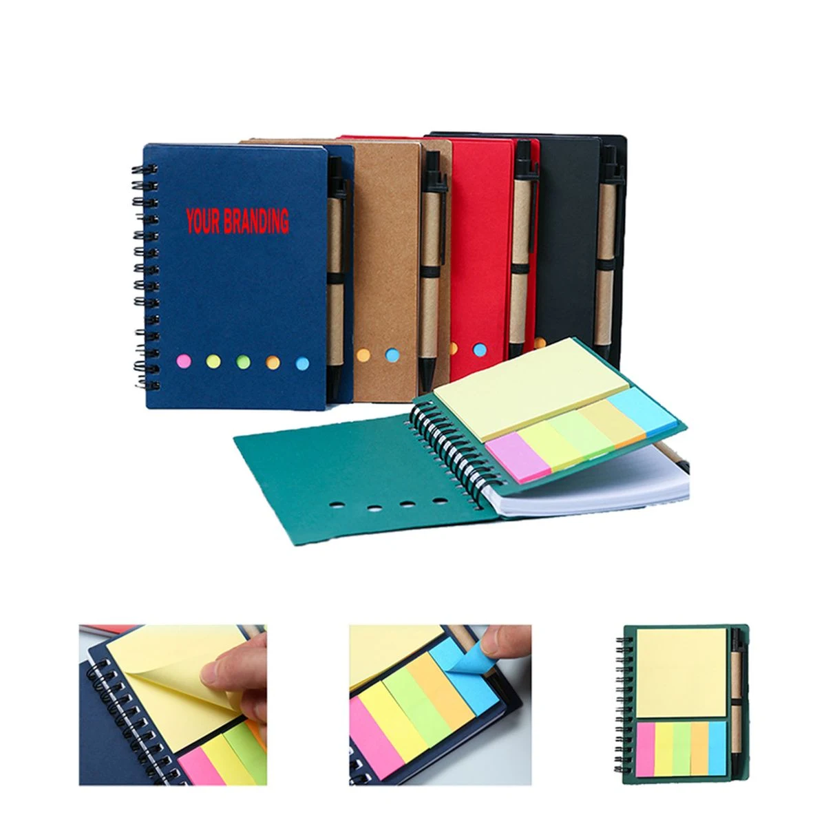 Spiral Notebook with Pen Holder 1