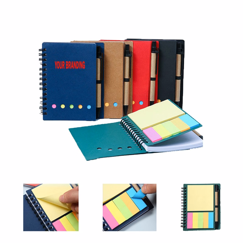 Spiral Notebook with Pen Holder