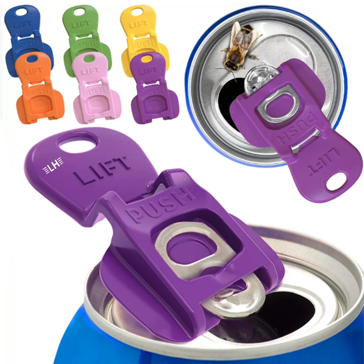 6-Piece Durable Plastic Can Opener 1
