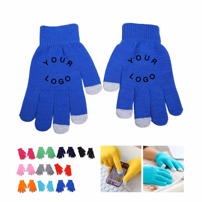 Thermal Knit Gloves with Smart Device Compatibility