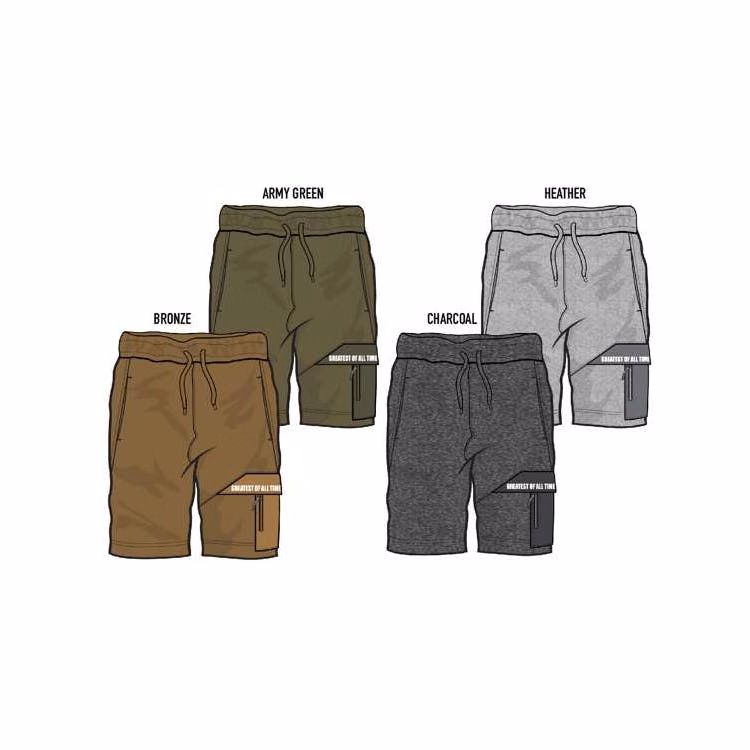 Boy's Pull-On Knit Shorts - Sizes 4-7 Assorted Colors