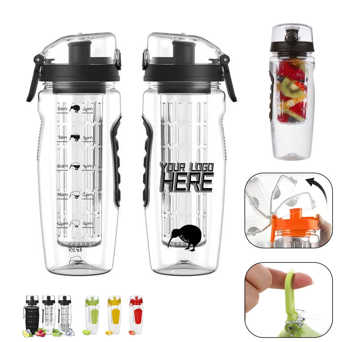 20 OZ Fruit Infuser Water Bottle 1