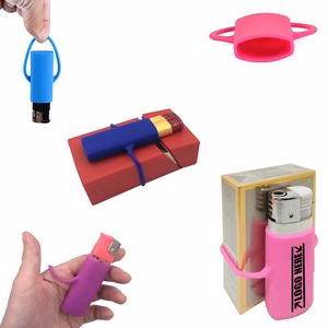 Adjustable Silicone Lighter Cover With Anti Skid Protection And Band