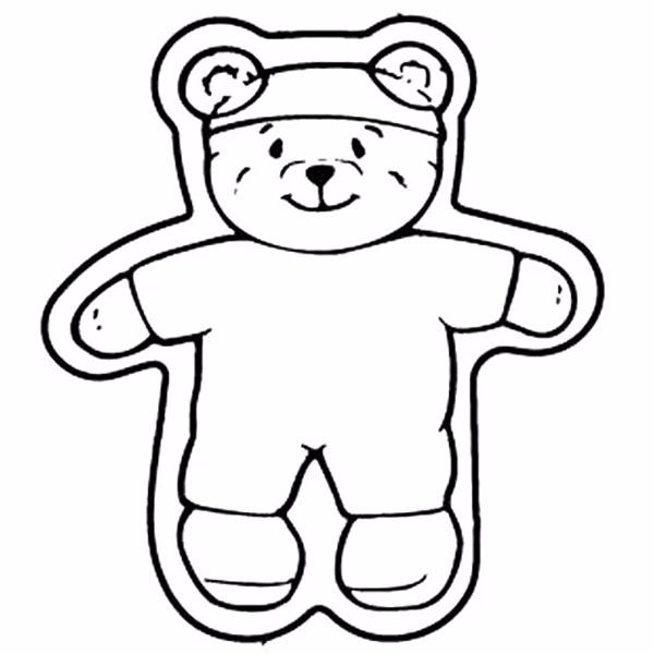 Magnet - Bear w/Clothing - Full Color