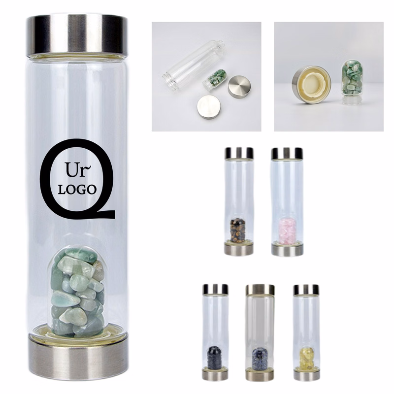 Crystal Energy Glass Bottle