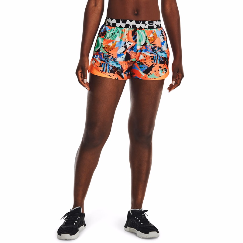 Women's UA Play Up 3.0 Clash Printed Shorts 