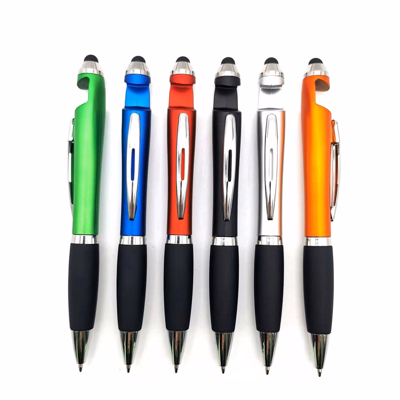 3-In-1 Phone Holder Ballpoint Pen W/ Stylus