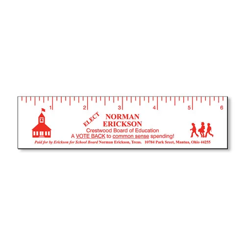 Magnet - 6x1.5 Square Corners 40 Mil Outdoor Safe 1