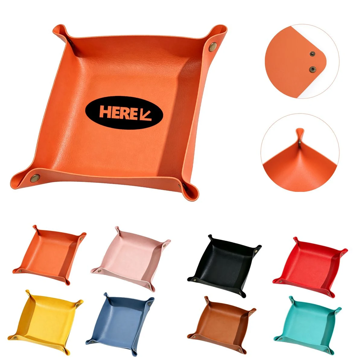PU Leather Valet Tray 1