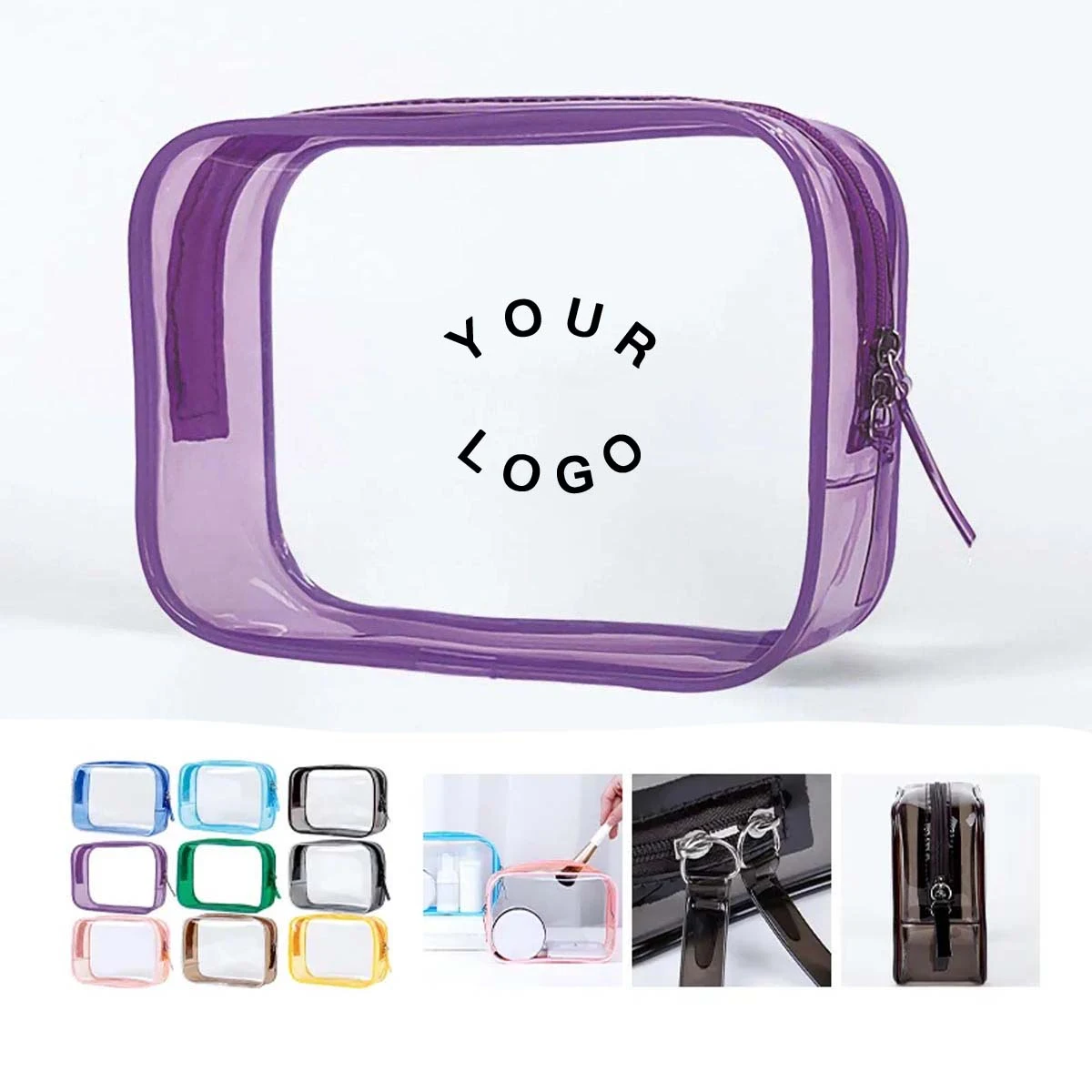 Transparent Waterproof Pouch for Gym or Purse 1