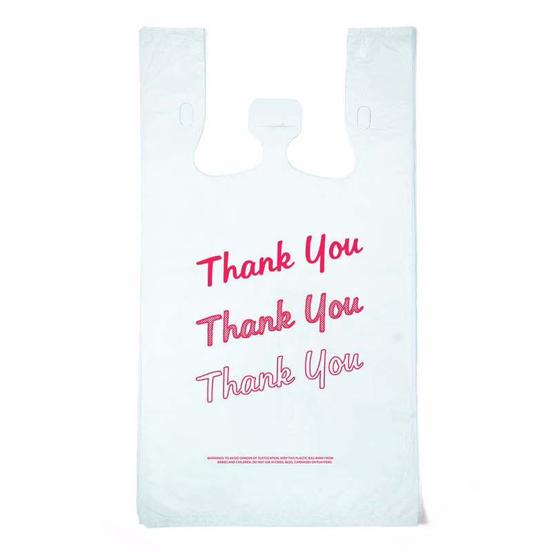 "Thank You" - T-Shirt Style Stock Bag