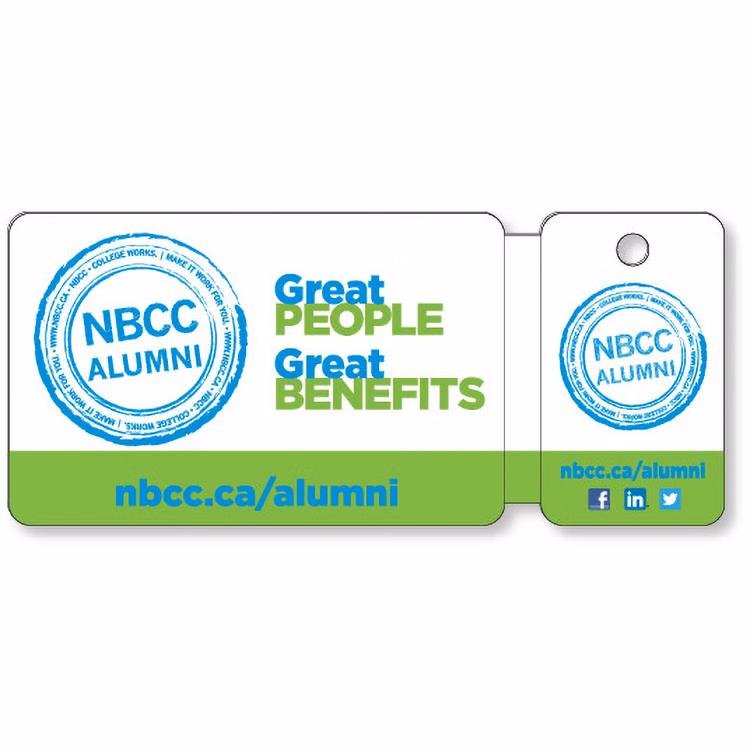 .030 Premium Customer Loyalty Kit (2.125" x 4.875") Full colour imprint on both sides