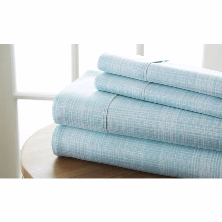 Premium Sheet Sets - Aqua Thatch Cali King 4 Piece