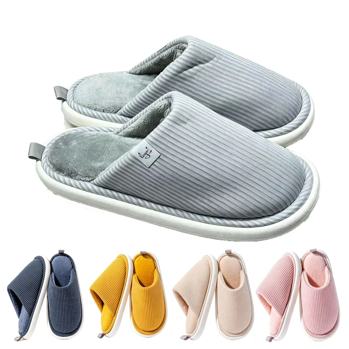 Plush Non Slip Indoor Slippers 1