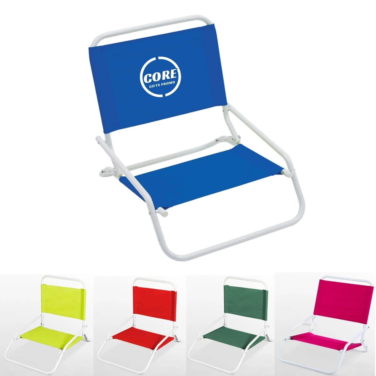 1-Position Beach Folding Sand Sun Chair 1
