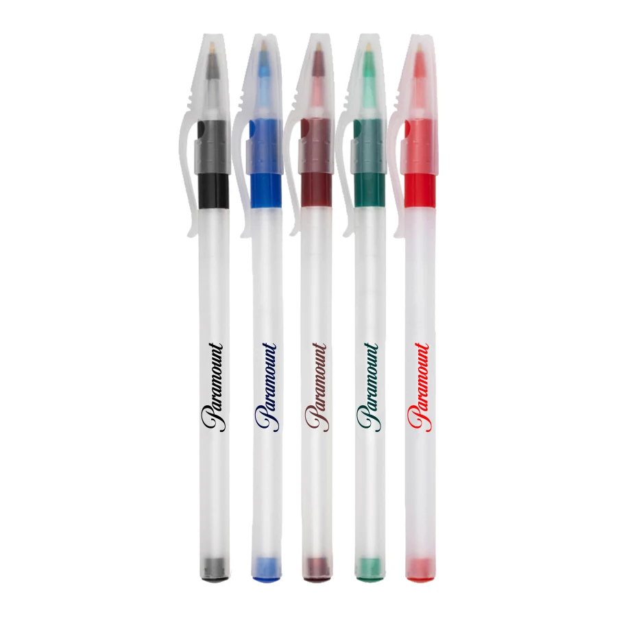 Union Printed - Classic Frosted Stick Pen with Grip 1
