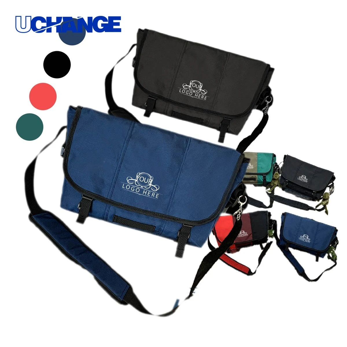 Classic Small Messenger Bag Organizer 1