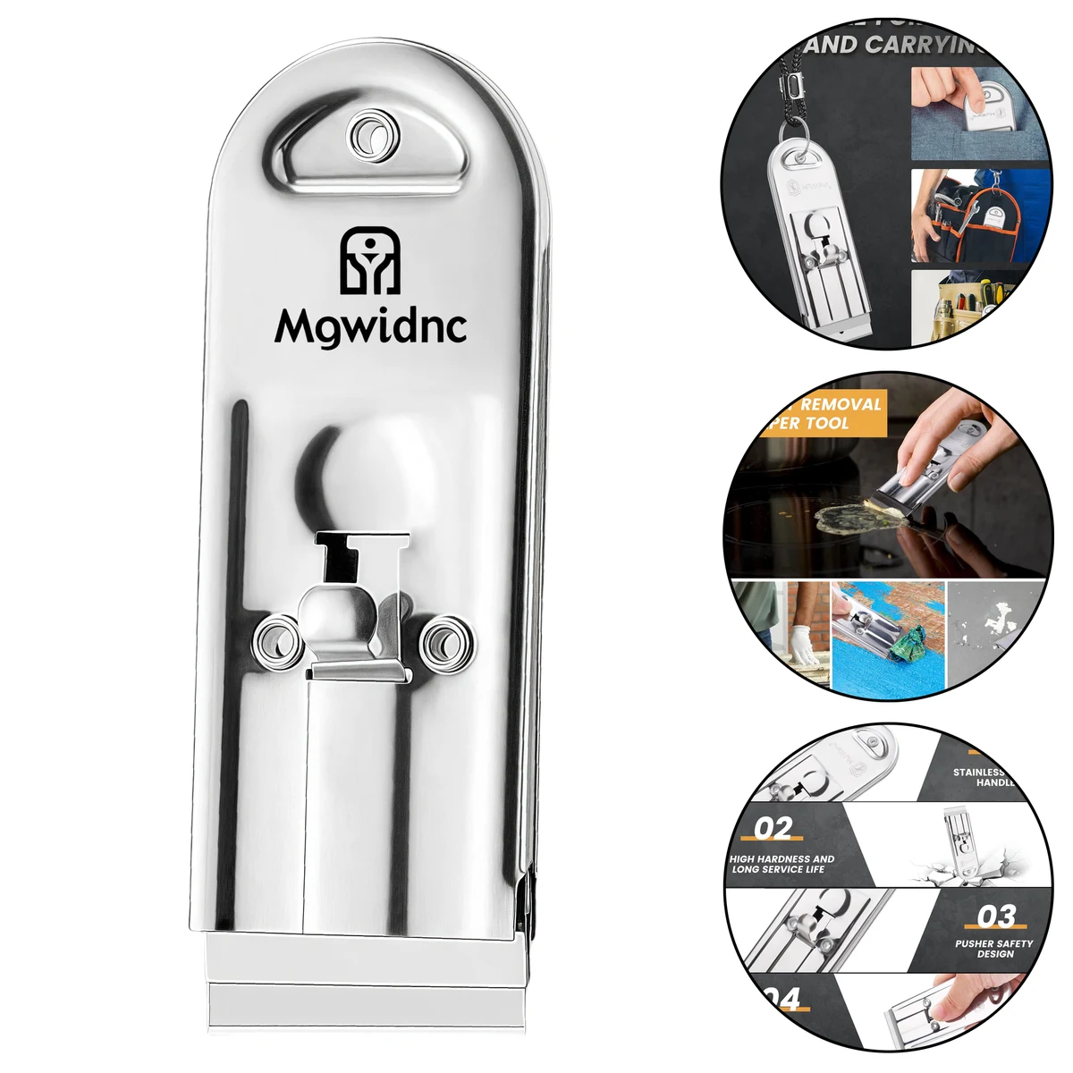 Multi-function Stainless Steel Scraper with 5 Blades 1