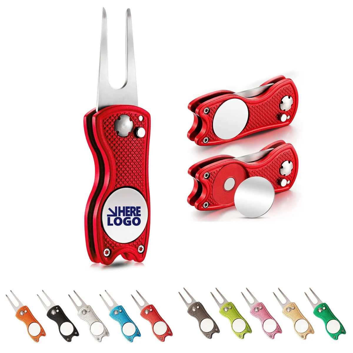 Repair Tool Stainless Steel Foldable Golf Divot 1