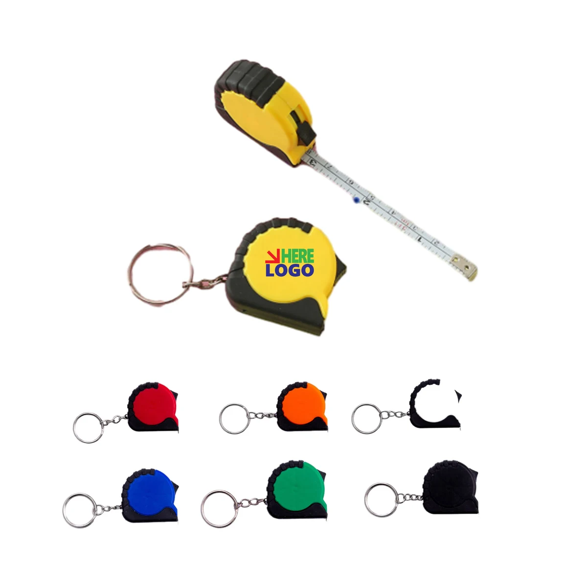 Scalable Mini Tape Measure Keychain 1