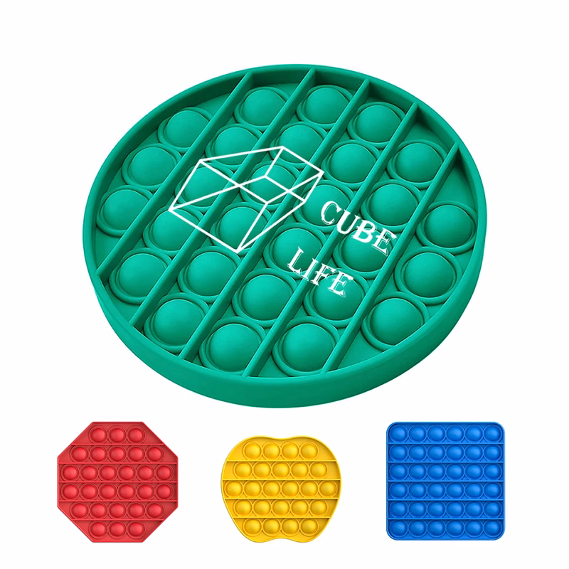 Silicone Push pop Bubble Fidget Toy Relieve Emotional Stress