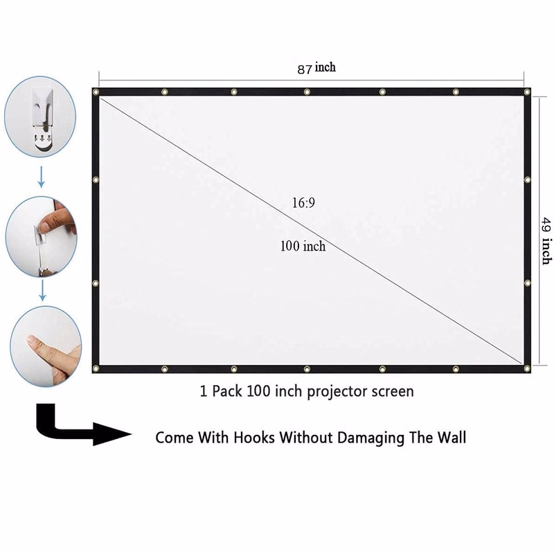 Portable Projector Movies Screens