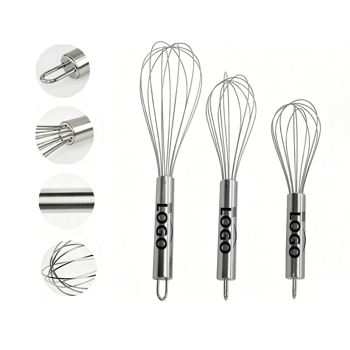 Custom Printed 10 Inch Stainless Steel Whisk 1