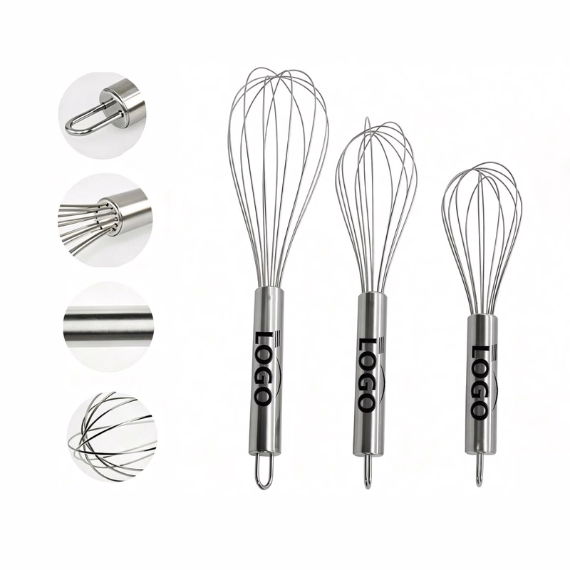 Custom Printed 10 Inch Stainless Steel Whisk
