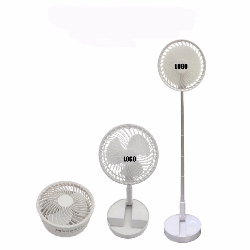 Foldable Oscillating Standing Fan with Remote Control/Portable Desk Quiet Fan