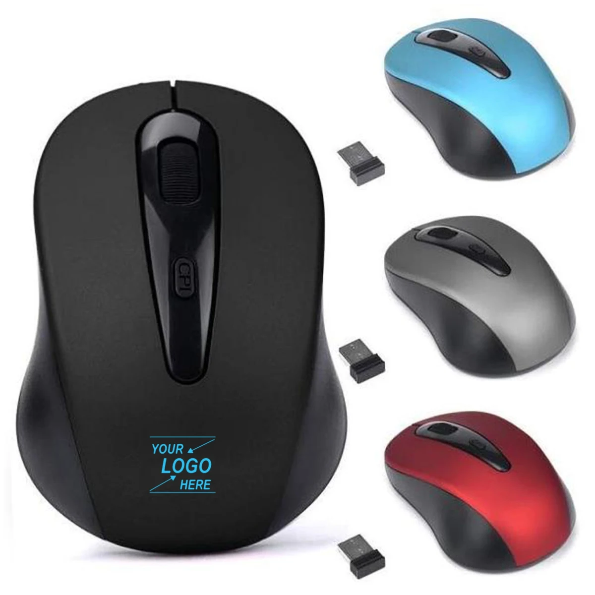 2.4G ABS Plastic Wireless Mouse 1